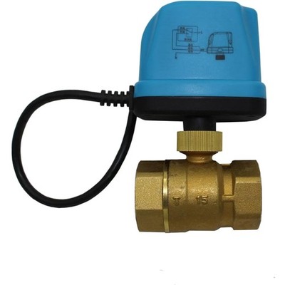 2 Wege Motorkugelhahn 230V elektrisches Kugelventil 1/2 3/4 1 1-1/4 2 Zoll