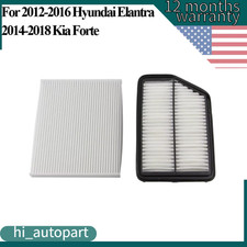 Engine & Cabin Air Filter For 2012-2016 Hyundai Elantra 2014-2018 Kia Forte US
