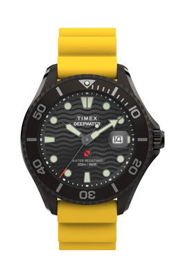 Timex Deepwater Meridian 200 44 mm Synthetik Kautschuk Armband Uhr TW2W81700