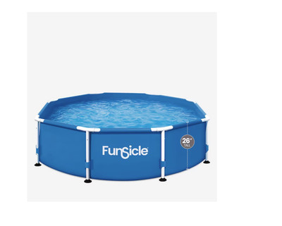 [ BIG SALE ] Funsicle 8-ft x 26-in Activity Above Ground Frame Pool Round
