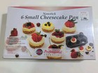 Nonstick 6 Cup Small Mini Cheesecake Muffin Cupcake Tart Quiche Pan NEW SEALED — photo 1
