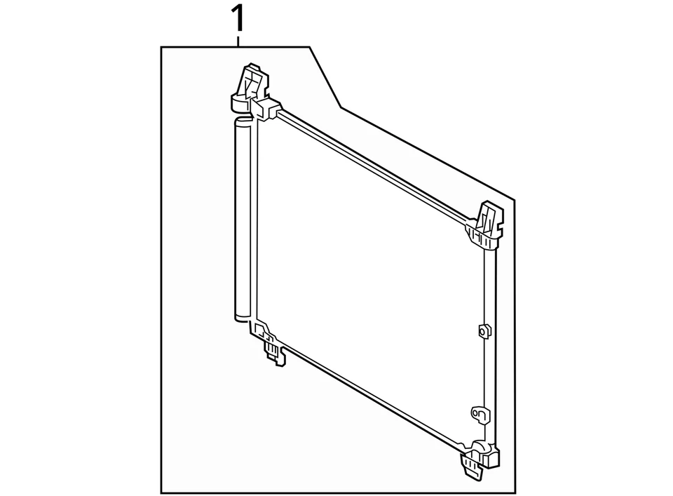 Condensador CA compatível com 15 LEXUS RC350 2050034 - Imagem 4 de 4
