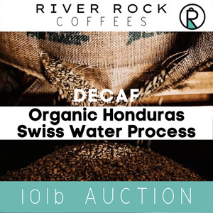 10lbs ORGANIC DECAF COFFEE BEANS - SWISS WATER - UNROASTED - GREEN