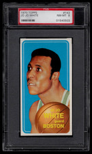 JO JO WHITE 1970 TOPPS BASKETBALL ROOKIE CARD #143 PSA GRADED 8 NM-MT  CELTICS. rookie card picture
