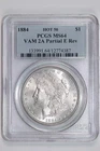 1884 VAM-2A "PARTIAL E REVERSE" HOT 50 MORGAN DOLLAR PCGS MS64