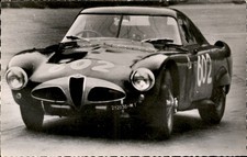 Alfa Romeo race car Transportation c1950s-60s Real Photo Vintage Postcard
