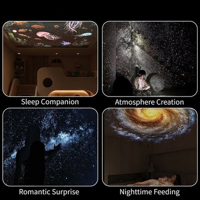 2 in 1 für Galaxy Projektor für nachtlicht für Schlafzimmer Wohnzimmer