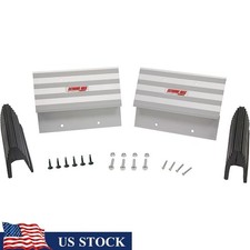 DIY Aluminum Loading Ramp Kit W/ Rubber Caps Adjustable Length Heavy Duty New