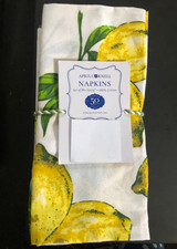 S/10 April Cornell LEMONS Yellow, Green & Whi...