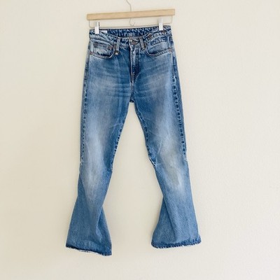 R13 Caddy Jean Jasper Women's Light Blue Flare Jeans SZ 25