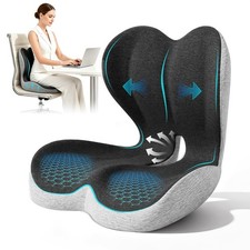 Seat Cushion for Office Chair, L-Shaped Memory Foam Truck Driver Seat Cushion...