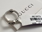 $345 Gucci GG Sterling Silver 925 SS Interlocking Reversible Ring US 6 IT 12 New — photo 10