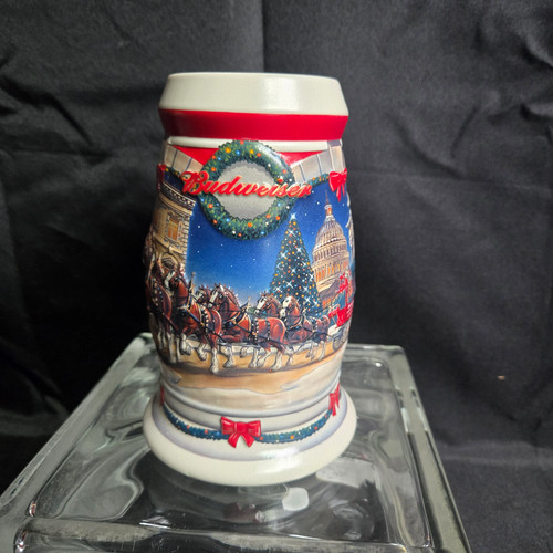 Budweiser 2001 Holiday at the Capitol CS455 Beer Stein