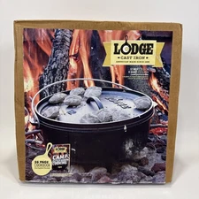 Lodge 6 Qt. Cast Iron Dutch Oven L12C03 Lodge L12C03 075536381206 Cast Iron NIB