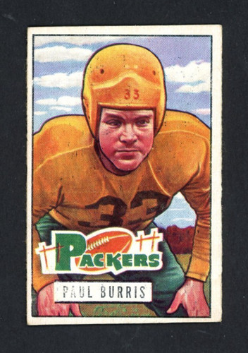 Paul Burris #89 1951 Bowman card