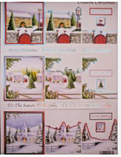Christmas Fun A4 Die Cut 3D Decoupage Line 657
