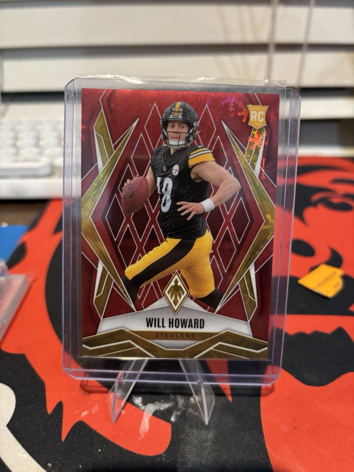 2025 Panini Phoenix - Rookies Will Howard #165 Red Winter /399 (RC)