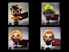Stranger Things x NETFLIX  Jazwares CHIBI Mini Plush  Eleven-Dustin-Max-Hopper