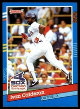1991 DONRUSS IVAN CALDERON #203 CHICAGO WHITE SOX 2588