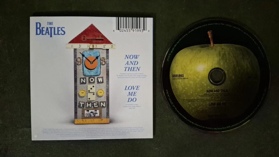 The Beatles - Now and then 2-track CD single 2023 - Bild 2 von 2