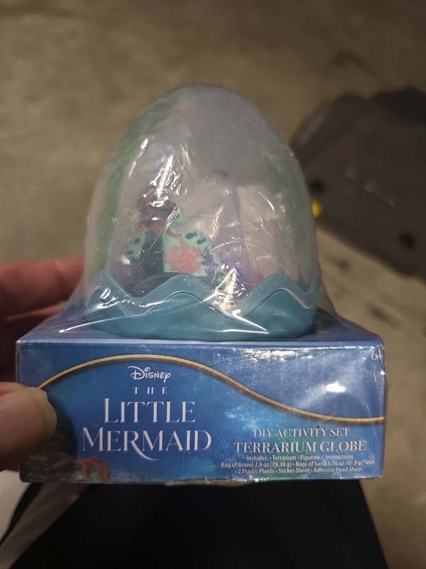 Disney Little Mermaid Diy Activity Set Terrarium Globe