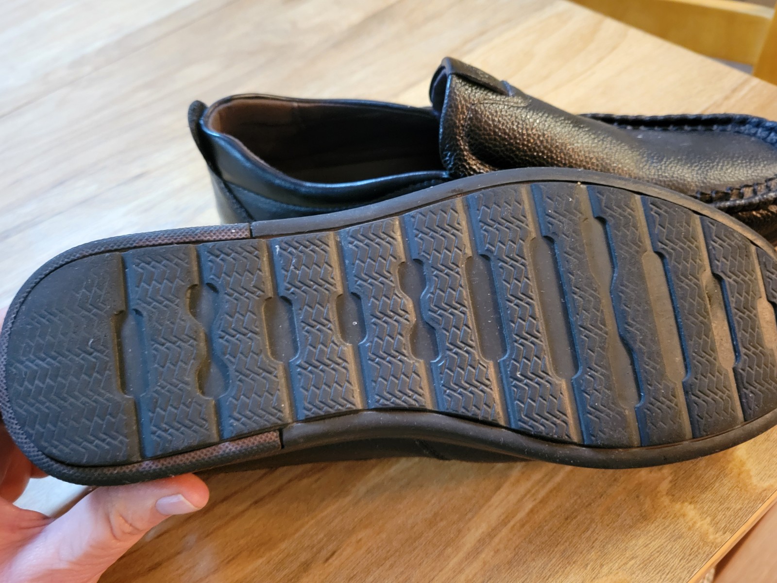 Stylish Black Pebbled Leather Loafer By Phillip P… - image 13