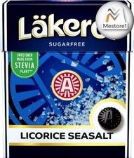 4 Boxes x 25g of L&auml;kerol Licorice Seasalt - Original - Swedish - Sugar Free