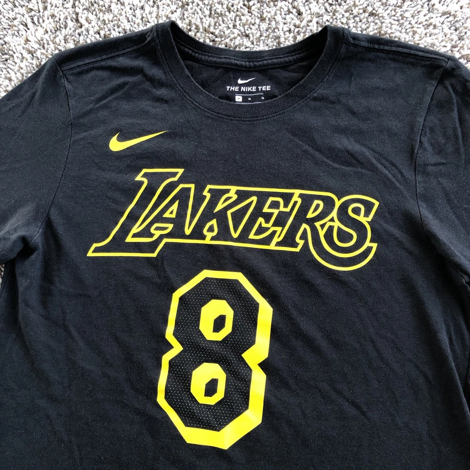 Nike Dri-Fit Kobe Bryant Black Mamba Jersey Shirt Mens M Lakers Retirement Tee - Image 2 of 4