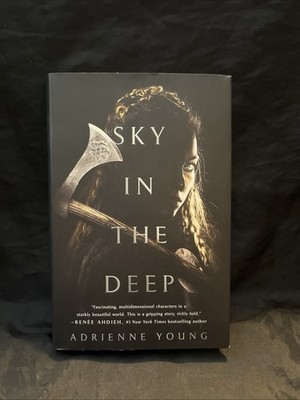 ''Sky in the Deep'' by Adrienne Young,SIGNED, 1st Edition, New
