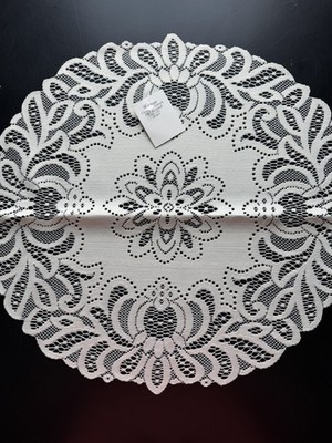 Doily Heritage Classic LaceWork 16  Round (41 Cm) Artistry New With Tags Ivory
