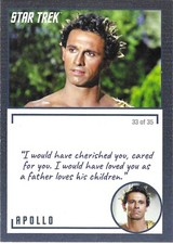 2020 STAR TREK TOS ARCHIVES & INSCRIPTIONS #50 Apollo Var. 33 of 35