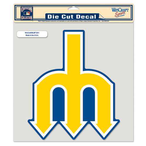 Seattle Mariners Full Color Die Cut Decal - 8" X 8" - Picture 1 of 1