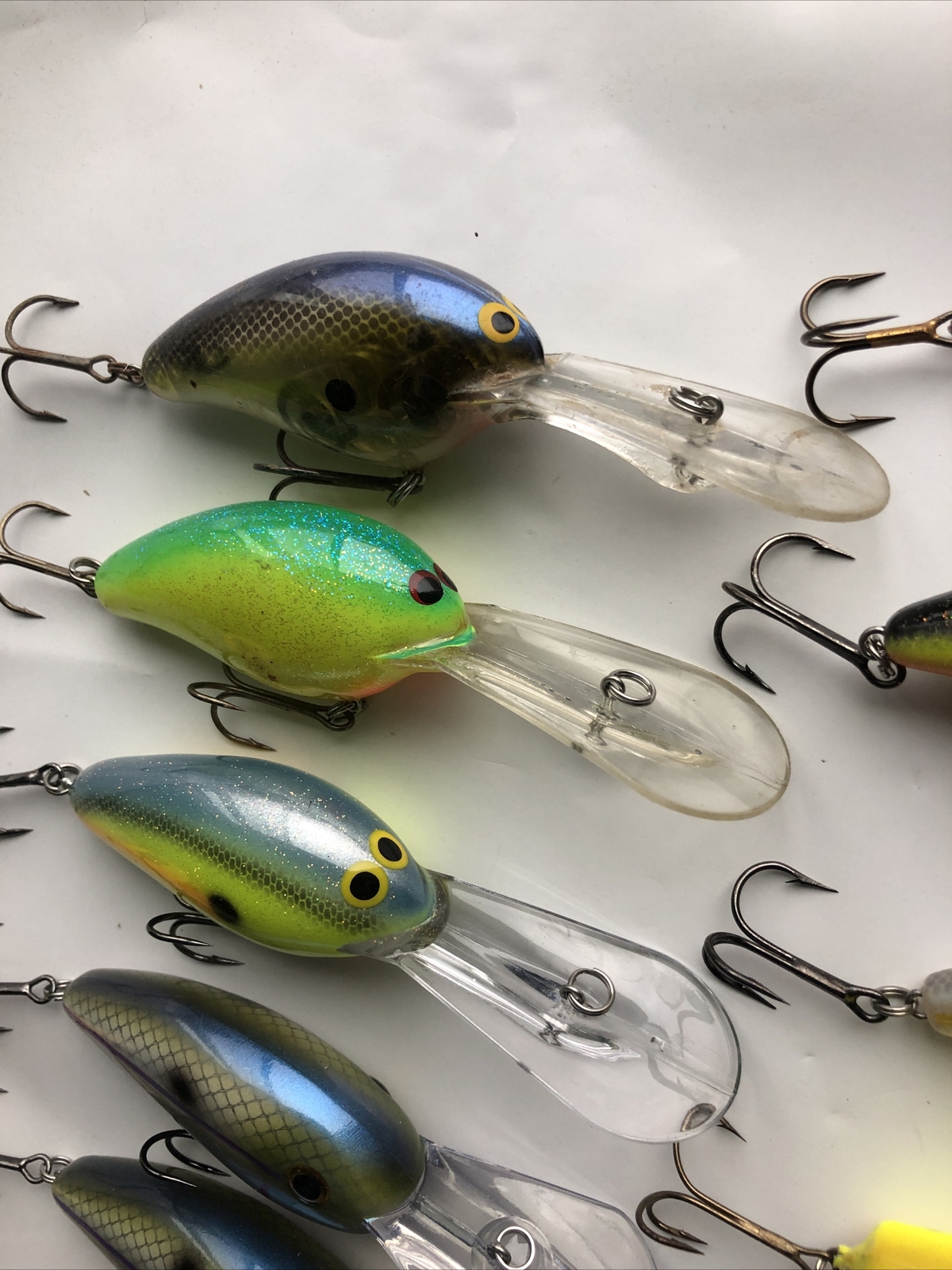Strike King Bomber Norman Manns Deep Diving Crankbait Fishing Lure Lot Of 10 S10 - Image 2