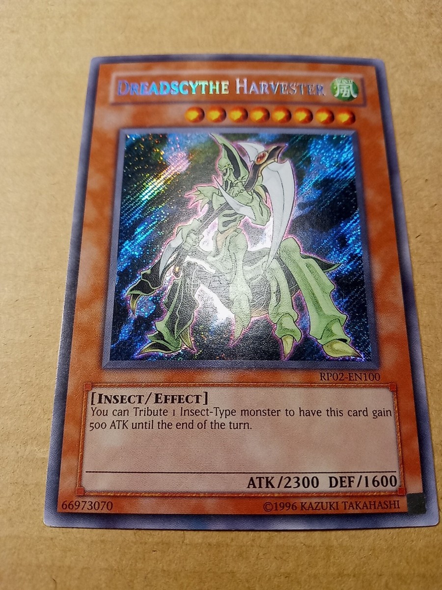 Dreadscythe Harvester RP02-EN100 Secret Rare Yugioh NM/VLP | eBay