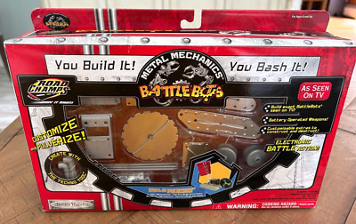 BACKLASH JAKKS PACIFIC ROAD CHAMPS METAL MECHANICS BATTLEBOTS 2001-NEW SEALED