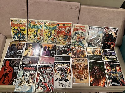 DC Comics Assorted Comic Book Lot of 26 Batman, Blackhawk, Azarael, Aquaman,