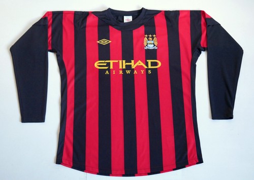 Manchester City 2011 - 2012 Away Umbro LS Longsleeve Shirt size 44 Adult M L