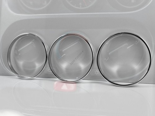 Fits Alfa Romeo GTV Spider Aluminum Polished Air Con Control Surrounds Rings - Picture 2 of 7