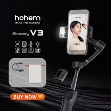 Hohem iSteady V3 3-Axis Gimbal Stabilizer AI Magnetic Light Smartphone iPhone 16