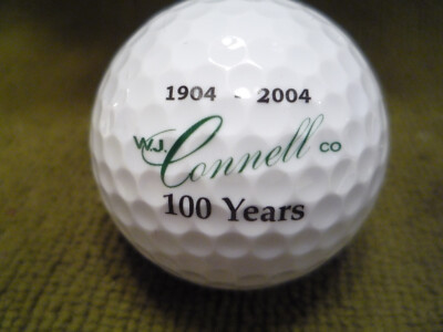W.J. CONNELL Co. 100 YEARS logo golf ball ~ unused [#15.4]