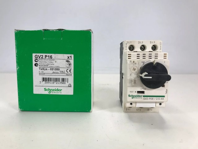 Schneider Electric GV2P16 Motor Circuit Breaker TeSys 021350 for sale ...