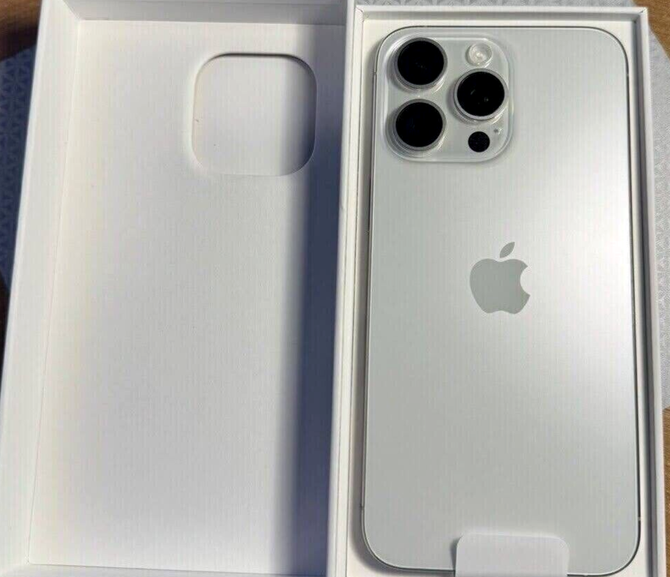 Apple iPhone 15 Pro 128GB White Titanium Factory Unlocked Apple iPhone 15 Pro 128GB White Titanium Factory Unlocked