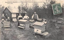 CPA 28 BAZOCHES EN DUNOIS UNE PARTIE DU ROCHER MODERNE DE E.BELLENOU APICULTEUR