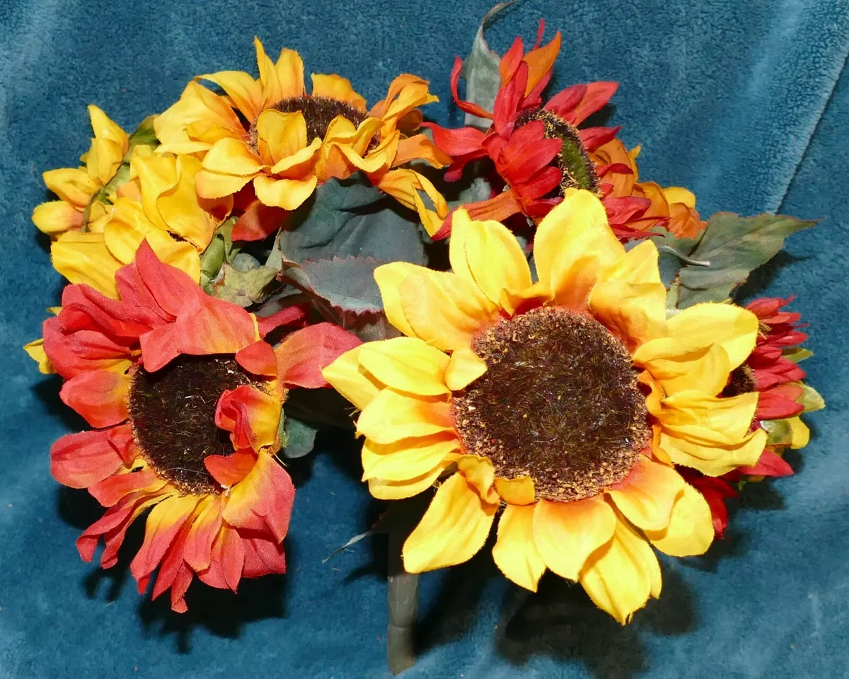 Small sale artificial sunflowers