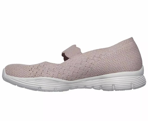 Zapatos cómodos Skechers Seager Power Hitter UK 2 EU 35 rosa espuma viscoelástica - Imagen 2 de 6