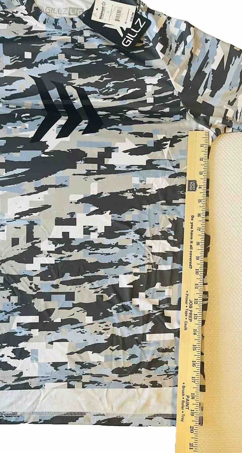 Maillot De Pêche Gillz Manches Longues UV - Couleur Bleu Dress - Taille L - Confort Ample Et Protection Solaire UPF 50+