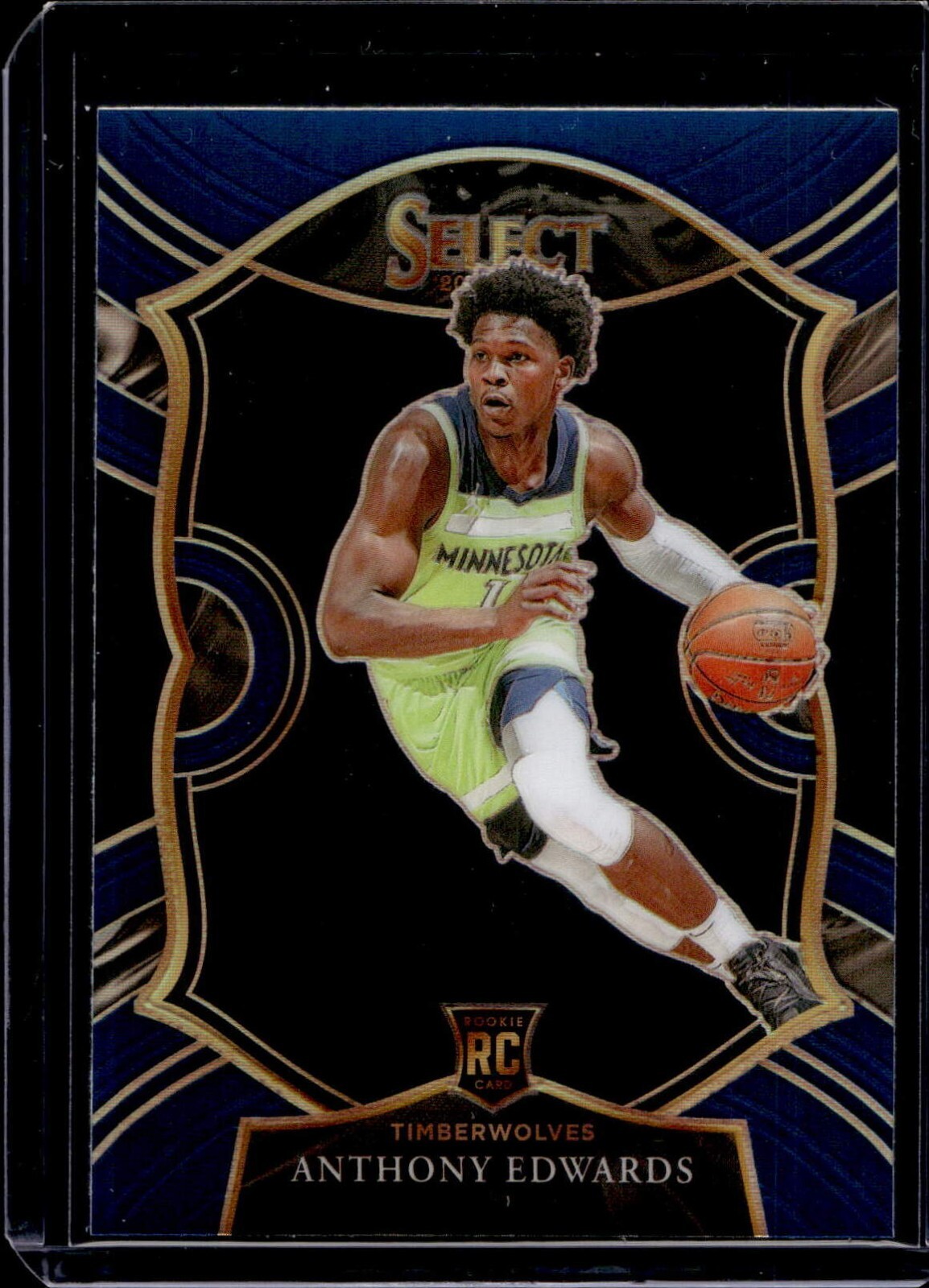2020 Panini Select Anthony Edwards #61 Silver Rookie RC Minnesota Timberwolves