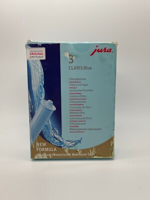 Brand New Jura Claris Blue Box of 3 Filters 71312 201606 Water Cartridges 