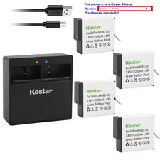 Kastar Battery Dual USB Charger for GoPro AHDBT-601 Gopro6 GoPro Hero 6 HD Black