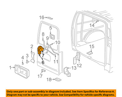 GM OEM BACK DOOR-Lock Assembly 22834664 | eBay 